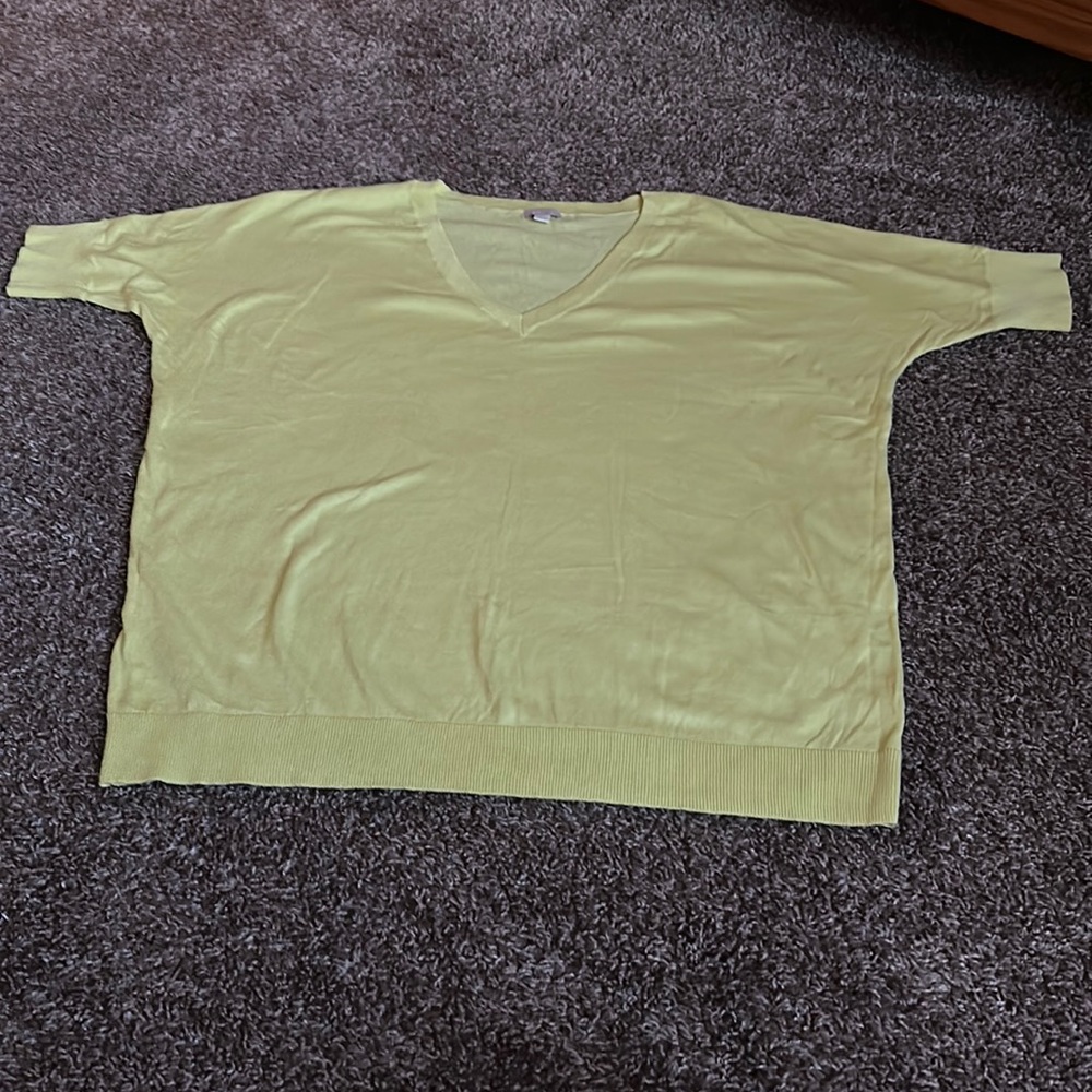 Sun' Short Sleeve Sweater SizeL